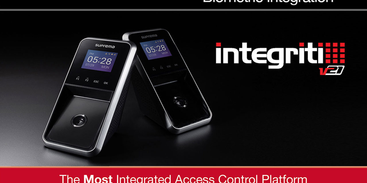 Inner Range integrates Integriti with Suprema Facial Recognition