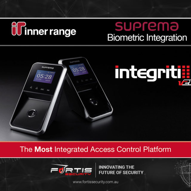 Inner Range integrates Integriti with Suprema Facial Recognition