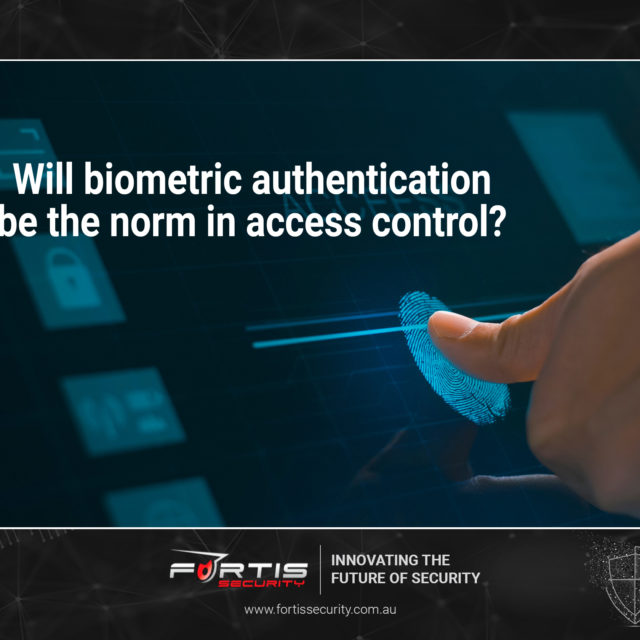 Will biometric authentication be the norm in access control?